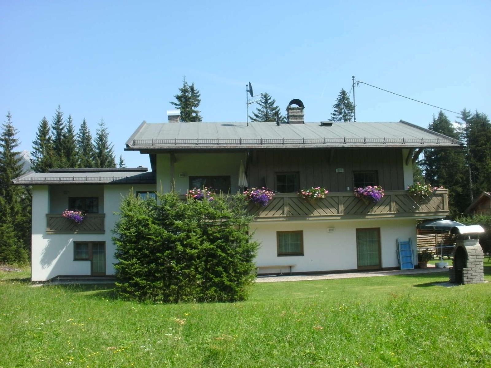 Ferienwohnung Haus Sonnenweg Leutasch Exterior foto